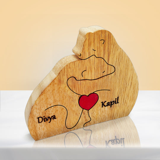 Couple Cuddle Bear Puzzle - Gift for Couples