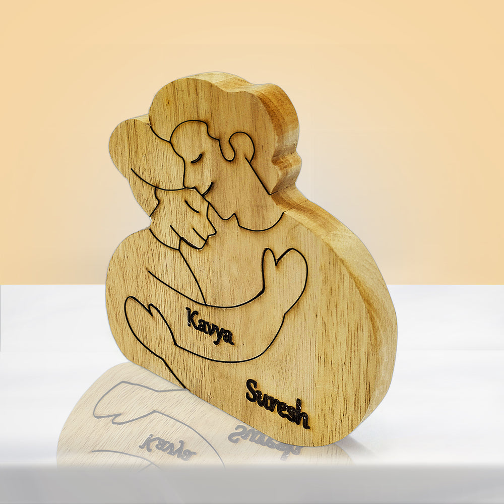 Couple Cuddle Family Puzzle - Gift for Couples